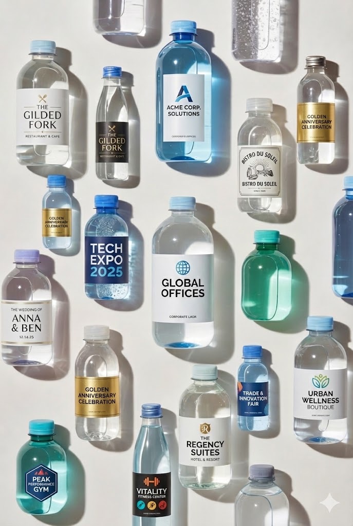 Custom Label Water Bottles, My Own Bottle